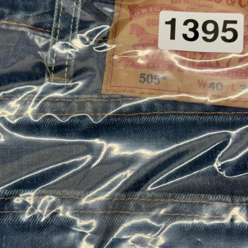 Levi's‎ 505 Regular Fit Jeans Mens W40 L30 Blue Straight Leg Denim Pants